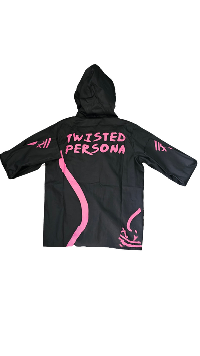 Arlaya's Shell Cargo Jacket-Jacket-Twisted Persona Reality-XS-Pink-Twisted Persona Apparel