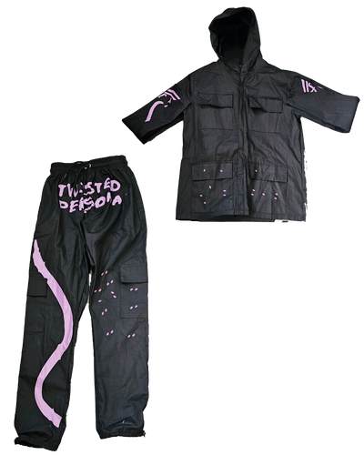 Arlaya's Purple Shell Cargo Set-Twisted Persona Reality-XS-XS-Twisted Persona Apparel